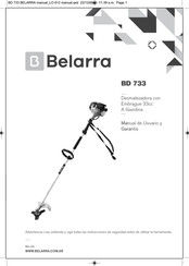 Belarra BD 733 Manual De Usuario Y Garantía