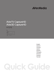 Avermedia H727E Guía De Instalación Rápida