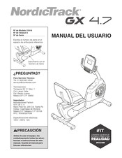 iFIT NordiTrack GX 4.7 Manual Del Usuario