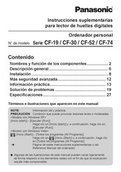 Panasonic CF-74 Serie Instrucciones Suplementarias