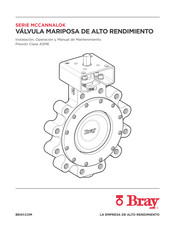 Bray MCCANNALOK Serie Instalación, Operación Y Manual De Mantenimiento