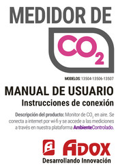 ADOX 13506 Manual De Usuario Y Instrucciones De Conexión