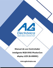 AG Electronica K-8000C Manual De Uso