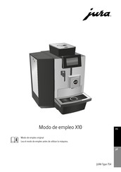 Jura X10 Modo De Empleo