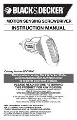 BLACK&DECKER BDCS40G Manual De Instrucciones