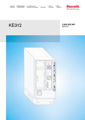 Bosch Rexroth KE312 Manual Del Usuario