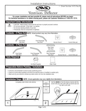 AVS Ventvisor Instrucciones De Instalación