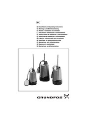 Grundfos KC Instrucciones De Instalación Y Funcionamiento