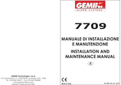 Gemini 7709 Manual De Instalación Y Mantenimiento