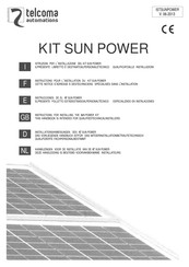 Telcoma Automations KIT SUN POWER Instrucciones