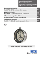 WIKA PG43SA-C Manual Del Usuario
