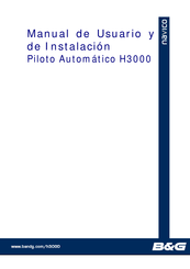 B&G H3000 Manual De Usuario