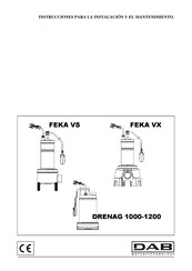 DAB FEKA VX Instrucciones Para La Instalación Y El Mantenimiento