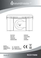 Wörlein Soundmaster RCD1750SI Manual Del Usuario