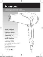 Taurus Fashion Professional 2100 Ionic Manual De Instrucciones