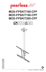 peerless-AV MOD-FPSKIT200-CPF Manual Del Usuario