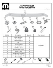 Mopar 82215367 Manual De Instrucciones