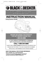 BLACK&DECKER CS1000L Manual De Instrucciones