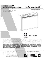 ALTRA Flame 7250096COM010 Manual Del Usuario