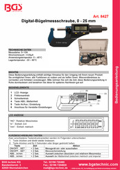 BGS technic 8427 Manual De Instrucciones