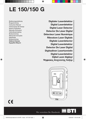 BTI LE 150 G Instrucciones De Manejo