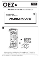 OEZ ZO-BD-0250-300 Instrucciones De Uso