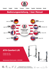 ATH-Heinl Comfort Lift 2.50X Manual De Usuario