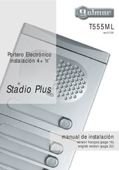 galmar Stadio Plus T555ML Manual De Instrucciones