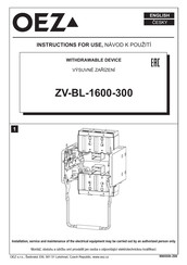 OEZ ZV-BL-1600-300 Instrucciones De Uso