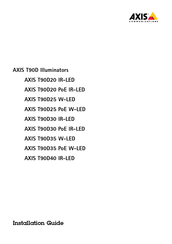 Axis T90D25 Guia De Instalacion