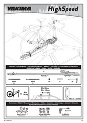 Yakima HighSpeed Manual De Instrucciones