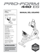 Pro-Form PFEX15917 Manual Del Usuario