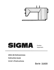 Sigma 2.000 Serie Libro De Instrucciones