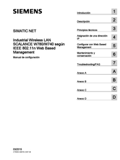 Siemens SIMATIC NET SCALANCE W780 Manual De Configuración