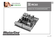 Motorline professional MC60 Manual Del Utilizador/Instalador