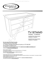 Pinnacle Design TV44303 Manual De Instrucciones