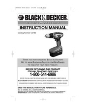 BLACK&DECKER CD182 Manual De Instrucciones