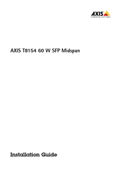 Axis T8154 Guia De Instalacion