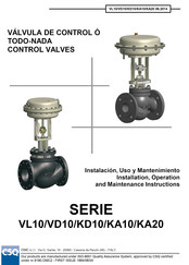 OMC VD10 Serie Instalacion, Uso Y Manteminiento