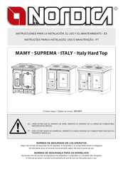 La Nordica ITALY Instrucciones Para La Instalación, El Uso Y El Mantenimiento