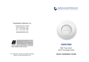 Grandstream GWN7660 Guía De Instalación Rápida