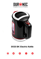 Duronic EK30 BK Manual Del Usuario