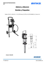 Binks MX412 Manual De Mantenimiento