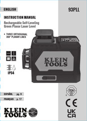 Klein Tools 93PLL Manual De Instrucciones