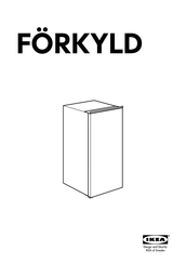 IKEA FÖRKYLD Manual Del Usuario