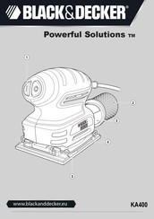 Black and Decker Powerful Solutions KA400 Manual Del Usuario