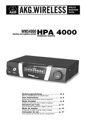 AKG HPA 4000 Modo De Empleo