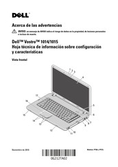 Dell Vostro 1015 Hoja Técnica De Información Sobre Configuración Y Características