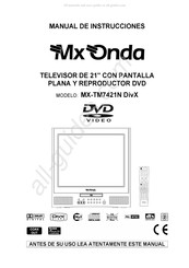 Mx Onda MX-TM7421N DivX Manual De Instrucciones