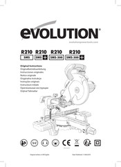 Evolution R210 Instrucciones Originales